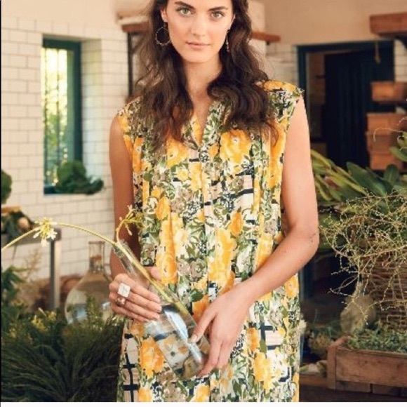 Anthropologie Porridge Floral Dress - Picture 1 of 7